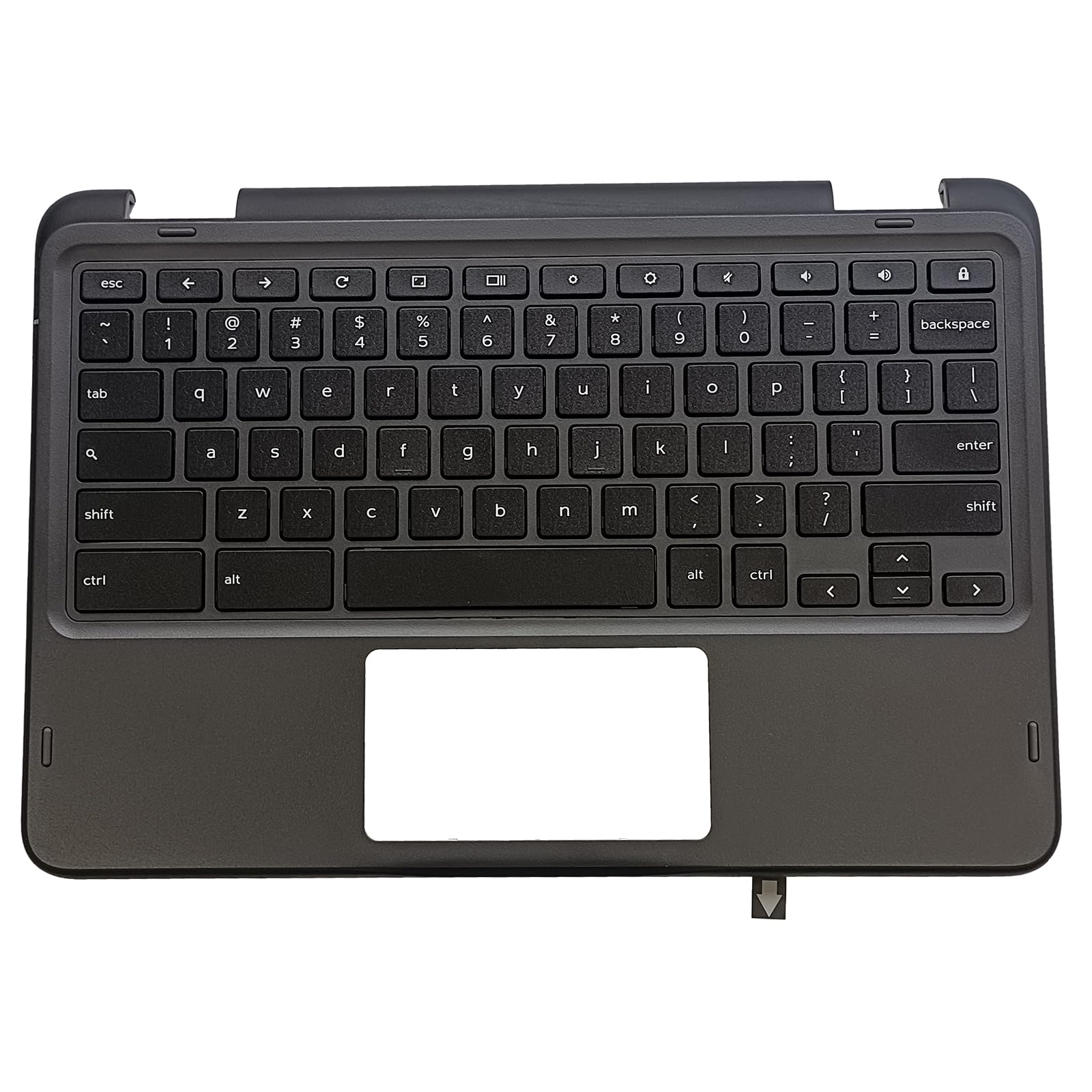 Replacement for Dell Chromebook 3100 2in1 Laptop Upper Top Cover Case Palmrest Keyboard Assembly Part 034Y6Y 34Y6Y