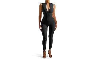 Women's Ribbed Fitted Jumpsuit
