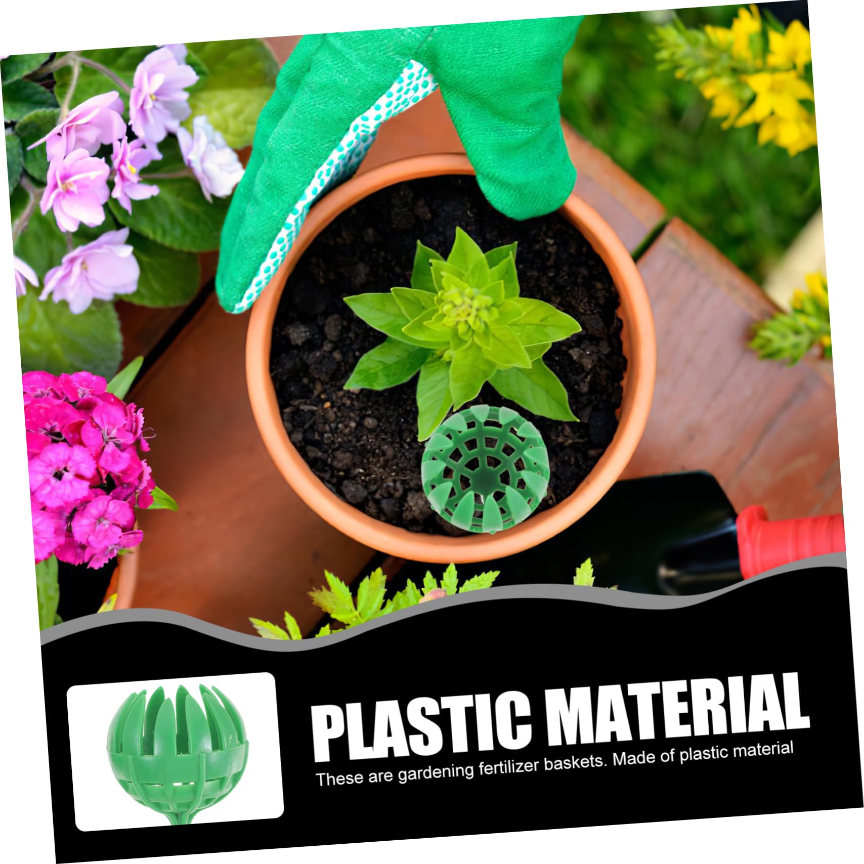 Sosoport 5 Ensembles Boîte À Engrais Plantes Gadget De Fertilisation Bonsaï Panier D'engrais Pour Bonsaï Conteneur De Fertilisation Outil De Fertilisation Bonsai Plastique 30 Pièces * 5