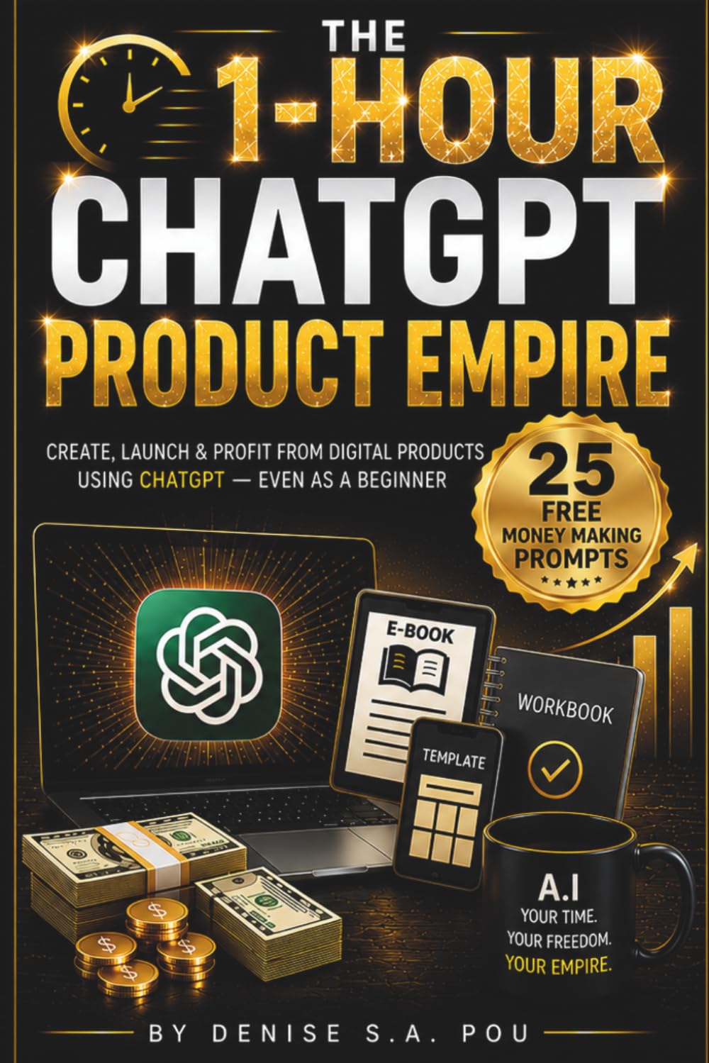 THE 1-HOUR CHATGPT PRODUCT EMPIRE: Create, Launch & Sell Profitable Digital Products Using ChatGPT and AI — Even If You’re a Complete Beginner (The 1-Hour ChatGPT Series)