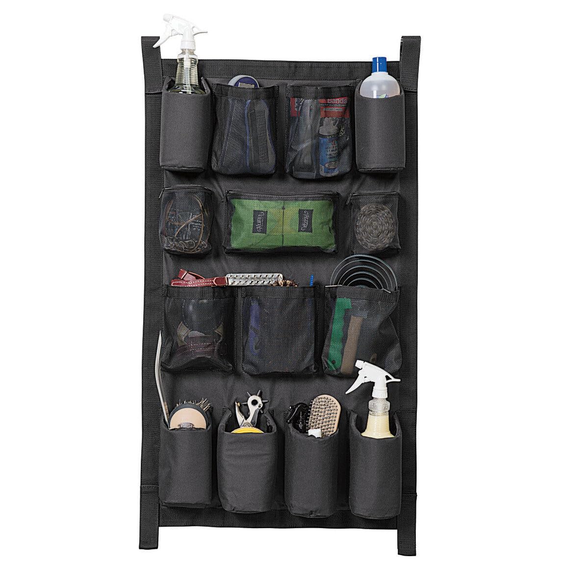 Weaver cuero remolque bolsa de aseo, Negro