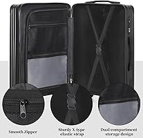 Amazon.com | ZXMOTO 3 Piece Hardside Luggage Set, Hardshell