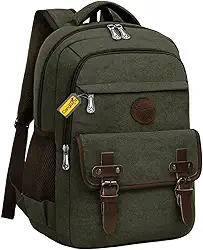 Mochila Notebook Masculina Feminina Resistente Mega Estilosa Vintage Retrô Versátil Ideal para Dia a Dia Trabalho Faculdade e Passeio