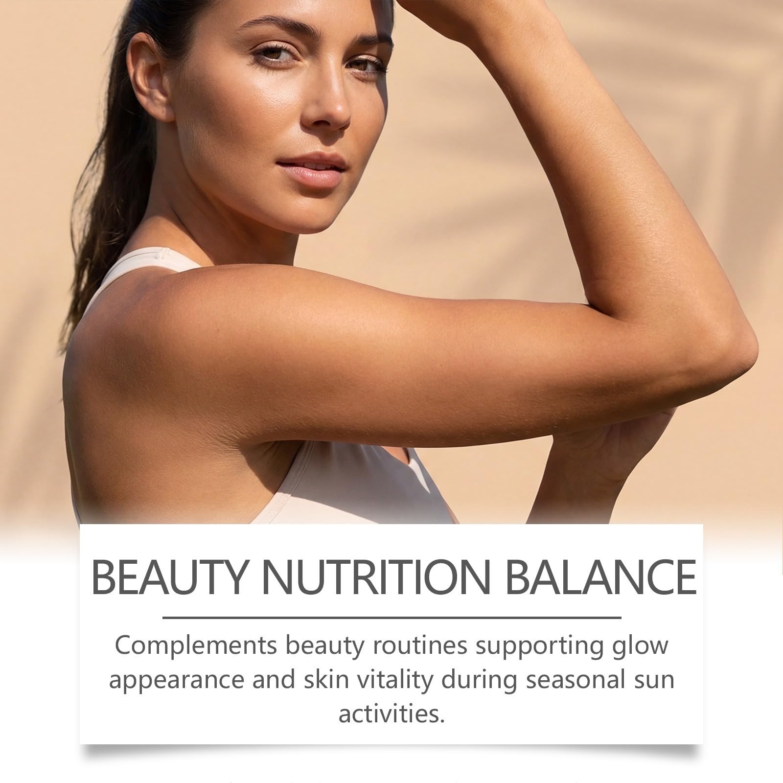 Gummies bronceadoresbronceado rápido sin sol, bronceadores para mujeresmezcla de astaxantina, betacaroteno y licopeno, brillo de la piel e hidratación para un brillo natural,