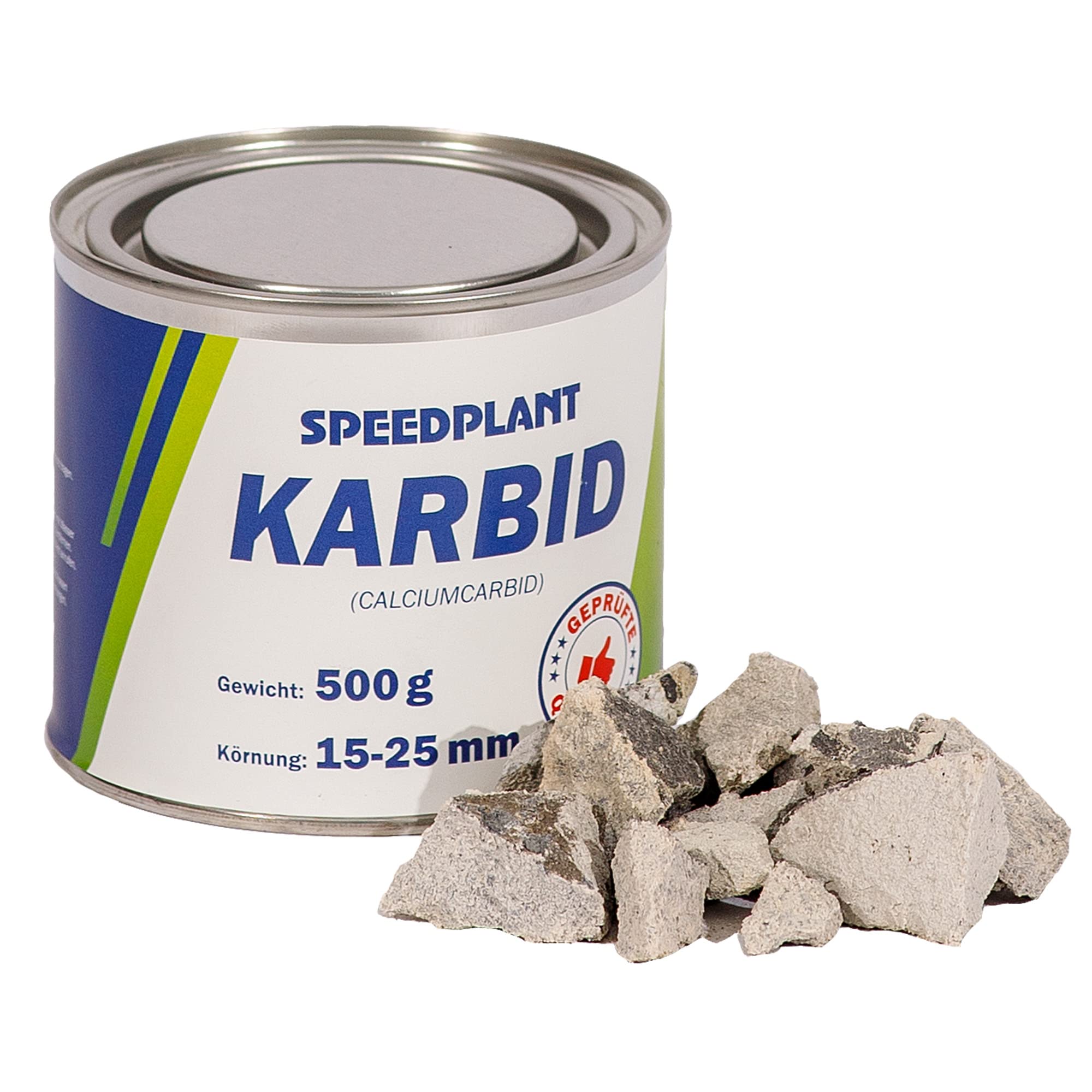 SPEEDPLANT carburo 0,5 kg, carburo di Calcio Pietre 15-25mm, carburo per lampade