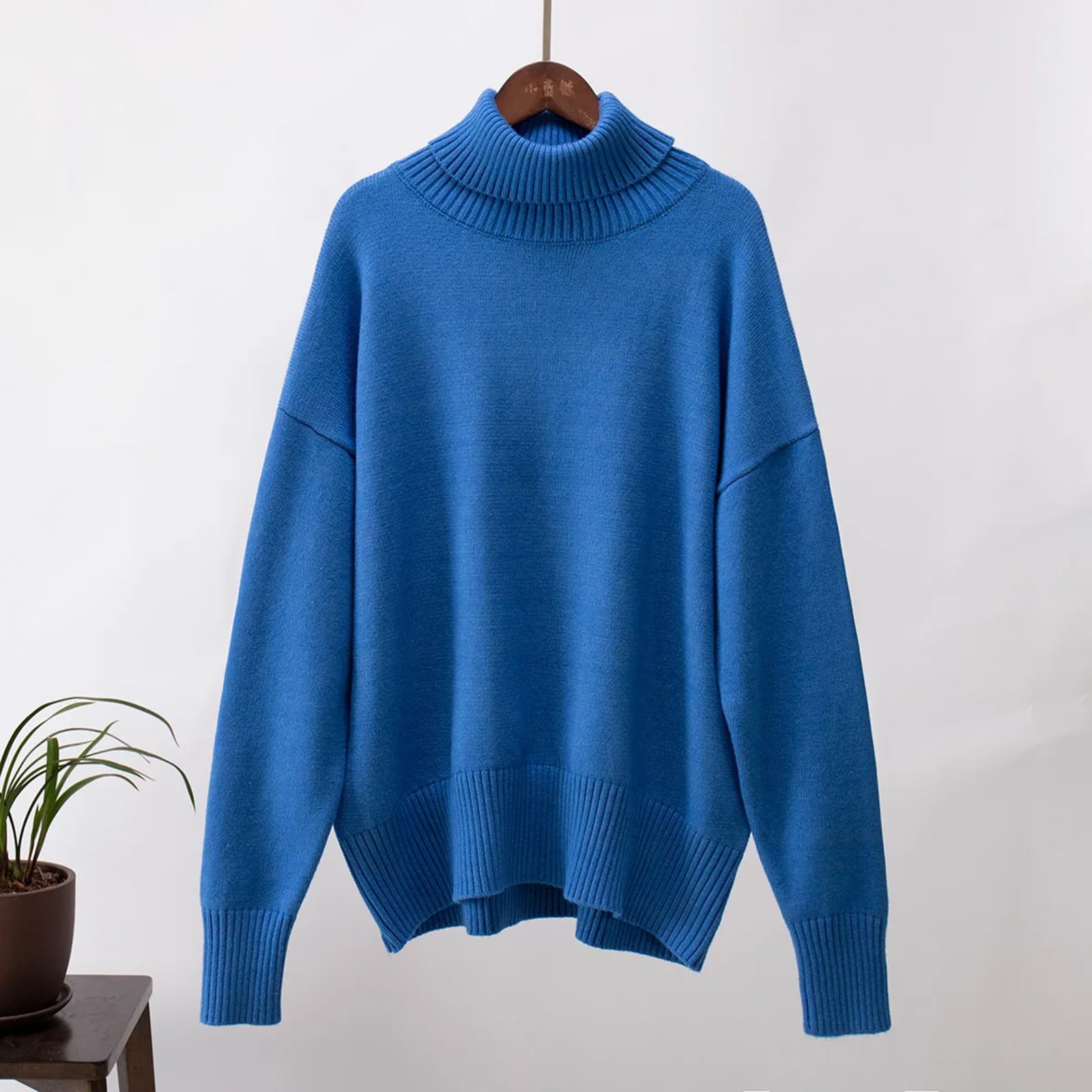 TEidea Maglione Donna Versatile Autunno E Inverno Maglioni da Donna in Terapiano Maglione da Donna, Panoratura Casual Calda