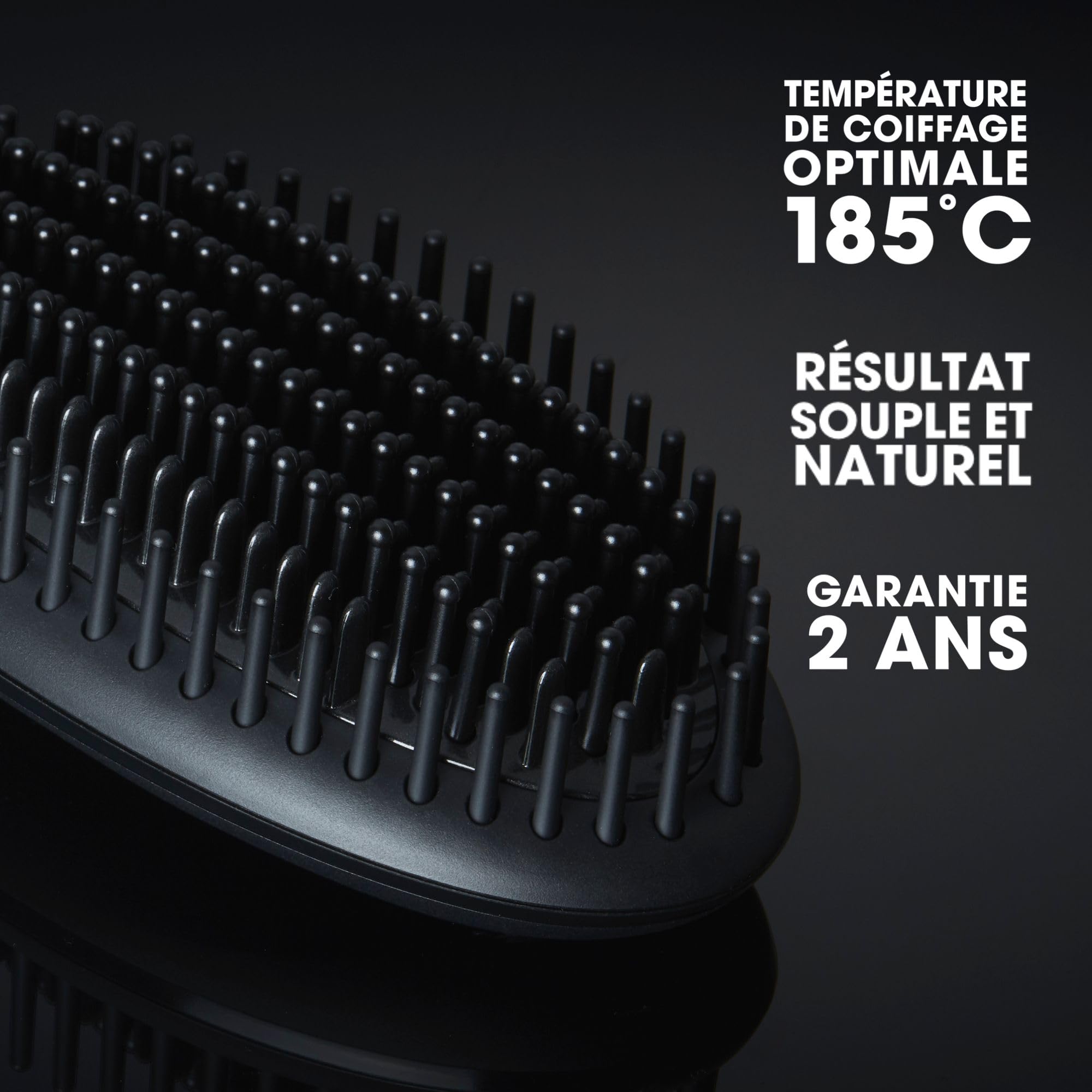 ghd - Brosse chauffante ghd Glide - Brosse Lissante - Lissage rapide, facile - Résultats sans frisottis - Utilisation sur cheveux secs - Sans chaleur extrême - Idéal pour tous types de cheveux