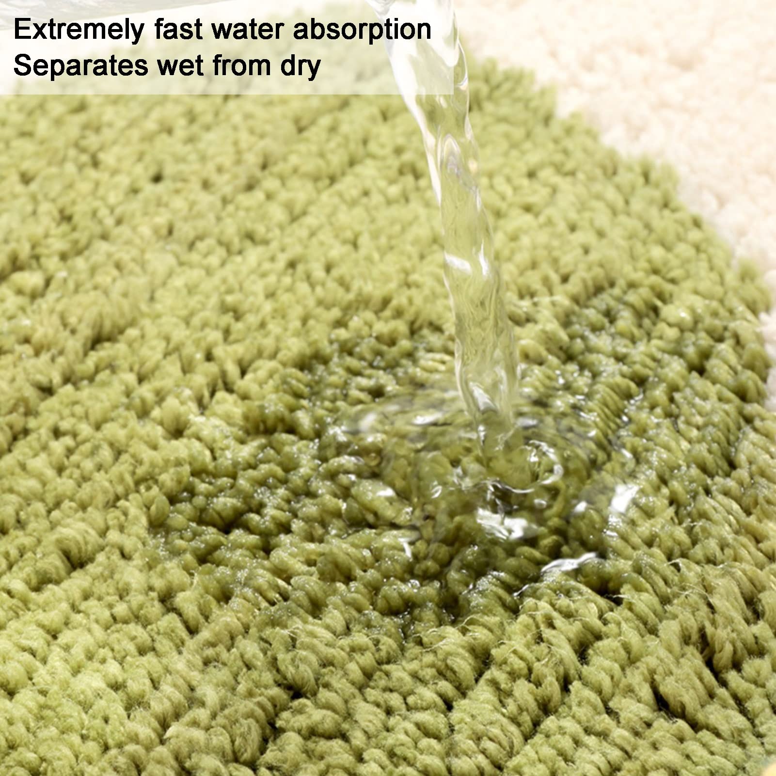 Alfombrilla de baño antideslizante para baño, alfombra de ducha antideslizante que absorbe la humedad, alfombra de baño agradable al tacto, tapete de baño para hotel, 4 colores