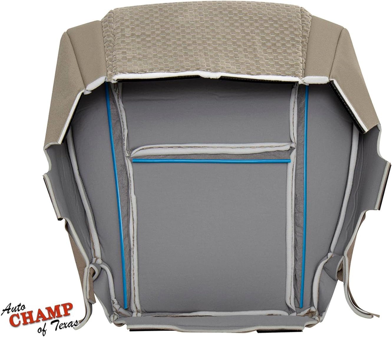 Compatible with 2007 2008 Toyota Tundra - Driver Side Bottom Replacement Cloth Seat Cover Tan