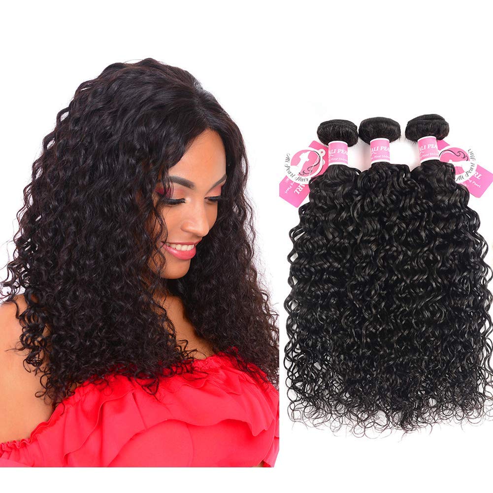 Amazon.com : Alipearl Hair Water Wave Hair Weave 3 Bundles Unprocessed  Brazilian Virgin Human Hair Natural Wave 3 Bundles Lot Grade 8A Natural  Color Remy Hair Extension Ali Pearl Hair (12 14