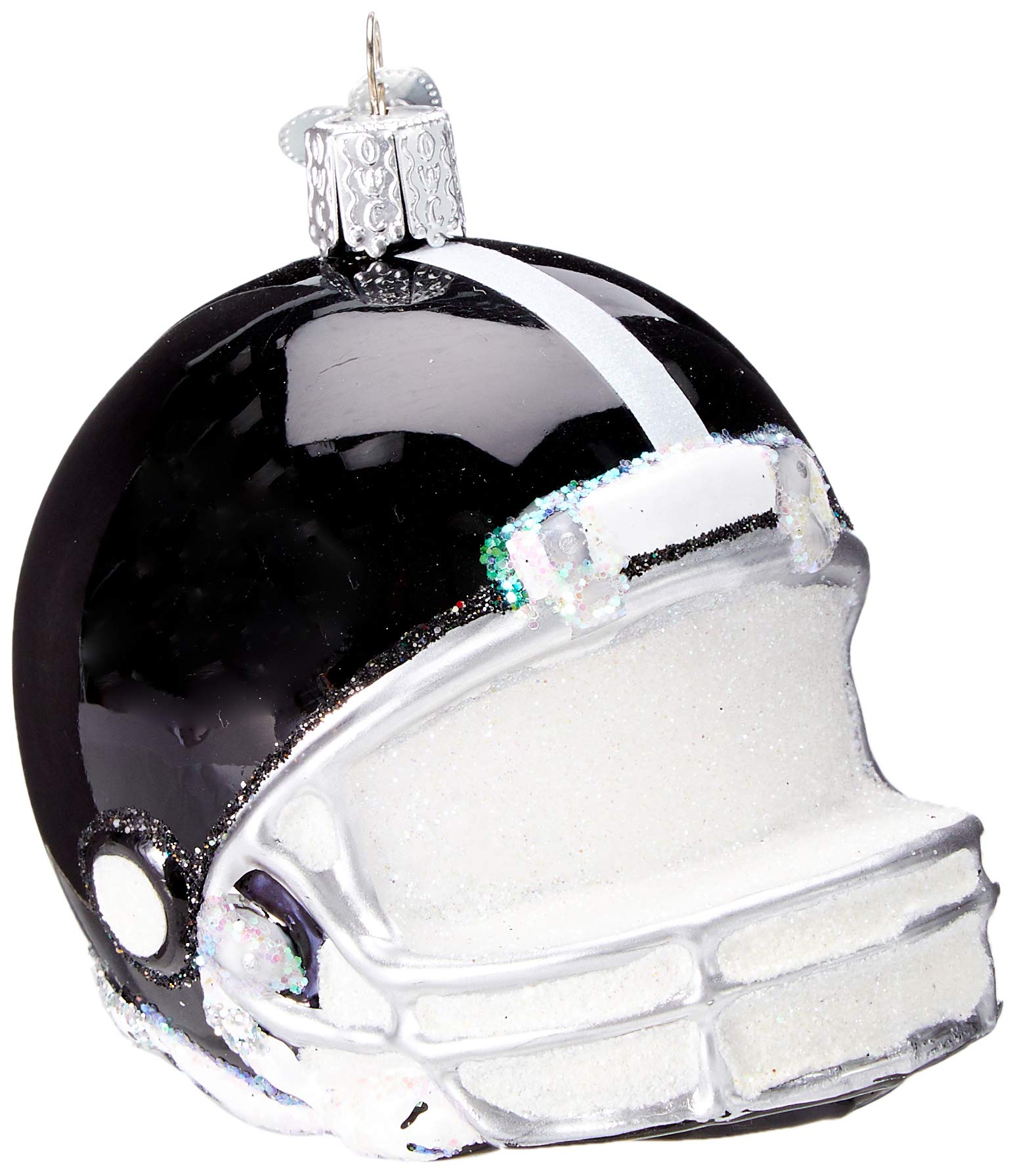 Old World Christmas Glass Blown Ornament Football Helmet (44109)
