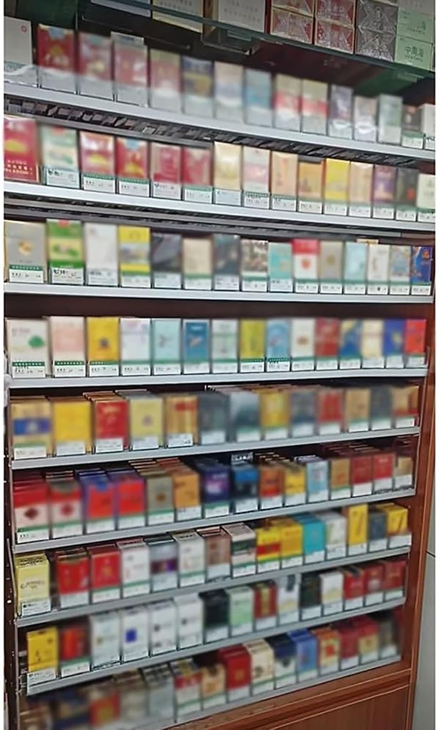 Store Display Shelves, ARectangular Cigarette Case Holder, Automatic Cigarette Pusher Acrylic Retail Countertop Display Case for Candies, Snacks, ToolsStorage (Size : 73.5x28.4x84cm)