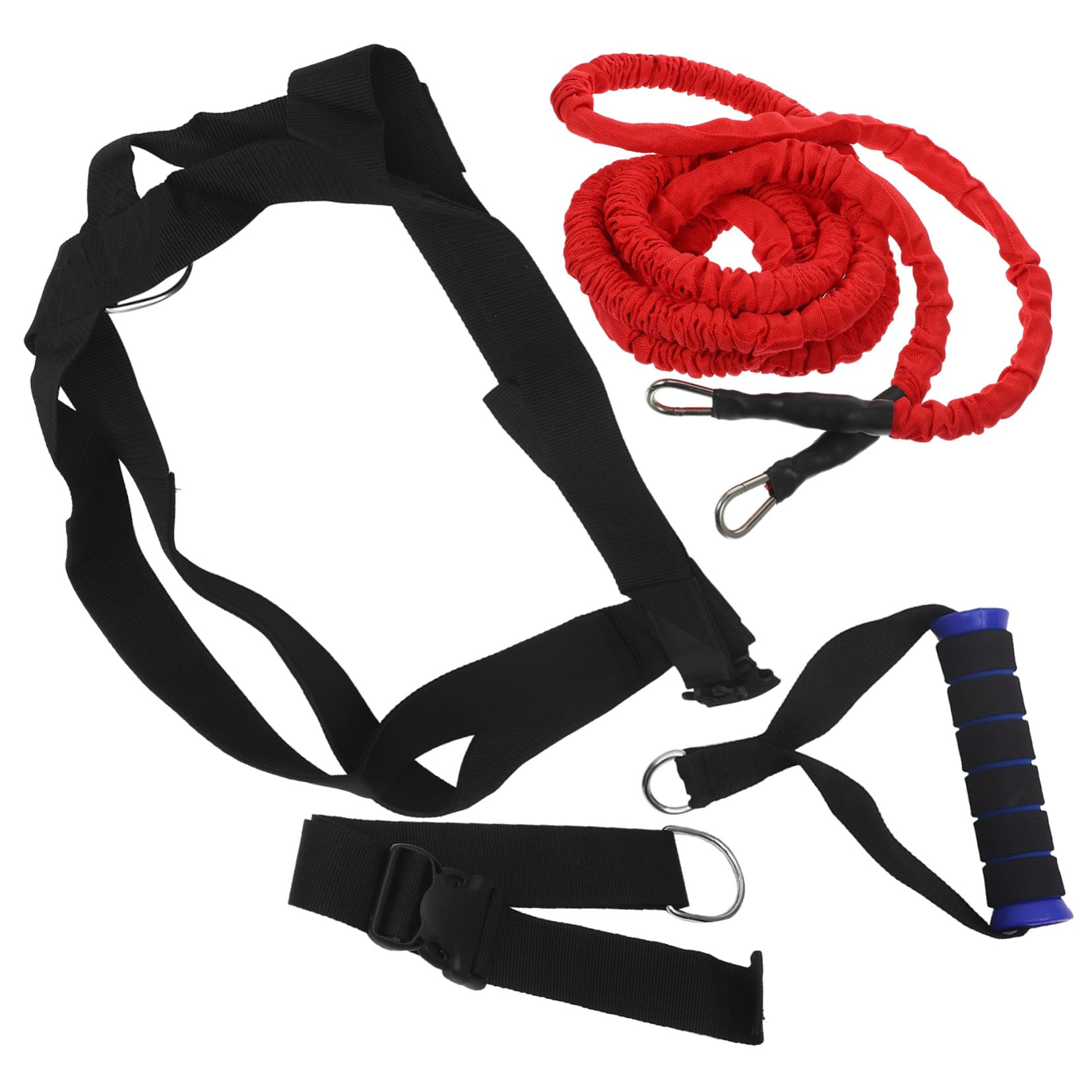 Cuerda de Tracción de Entrenamiento Doble 1 Set, 3 Metros, Algodón Látex PP