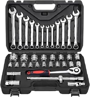 tool set Car Repair Tool Kit 37 Piece General Home/Auto Repair Tool Set Perfect for Homeowner, Diyer, Handyman