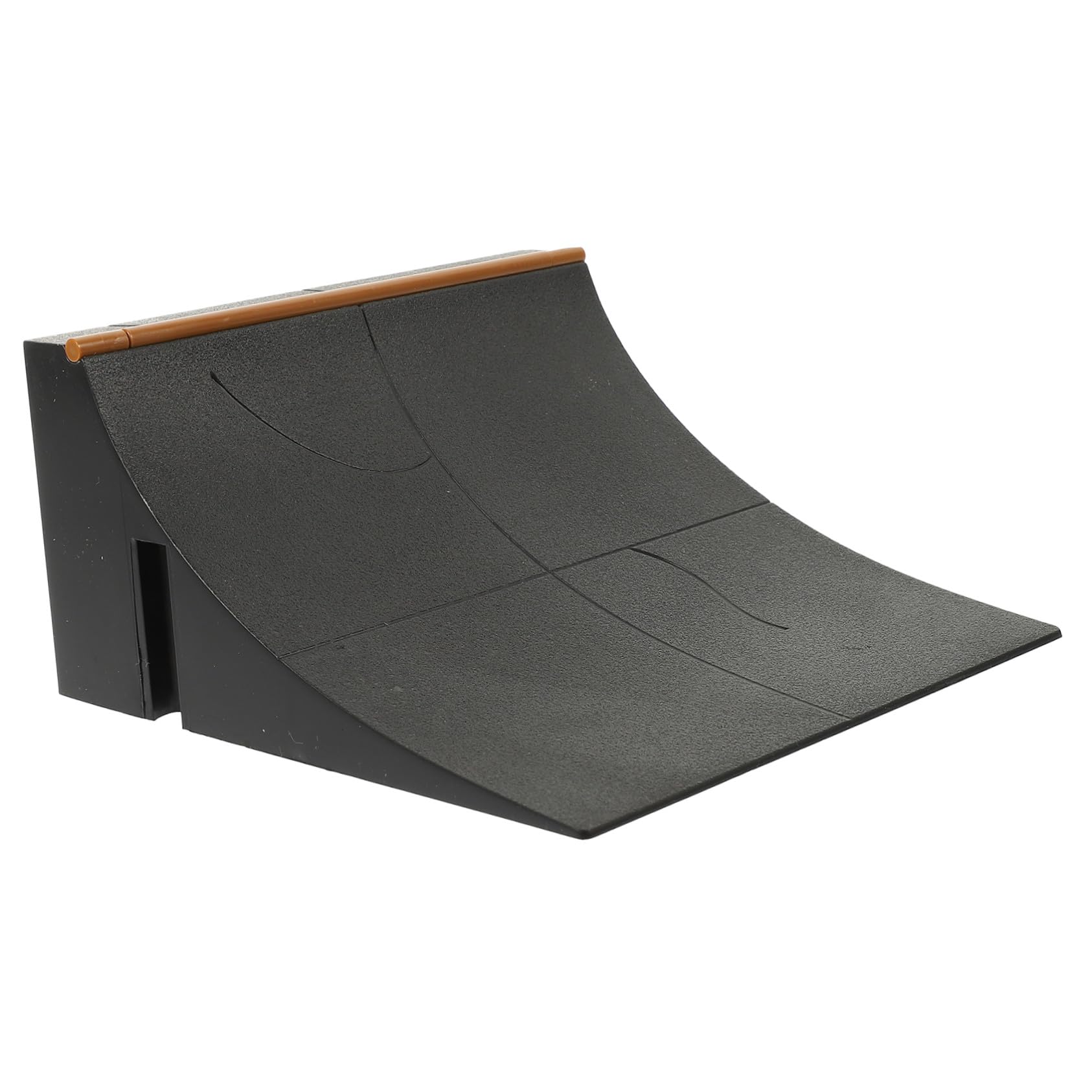 Rampe Obstacle Pour Finger Skate – Mini Rampe 14 X 14 X 7 Cm – Plastique Noir – Entraîne Coordination – Accessoire Doigt Skate