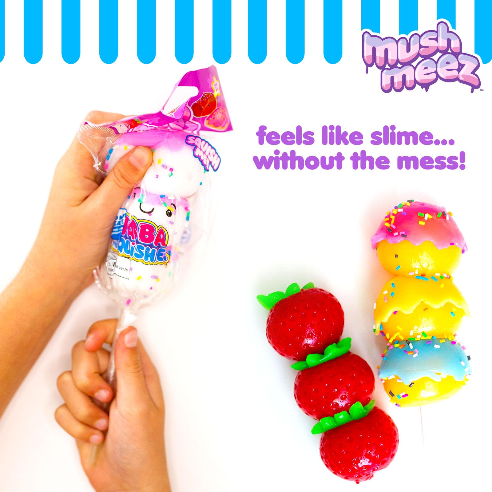 Amazon | MushMeez Taba Squishy Sweet Friends - スティックに3つの