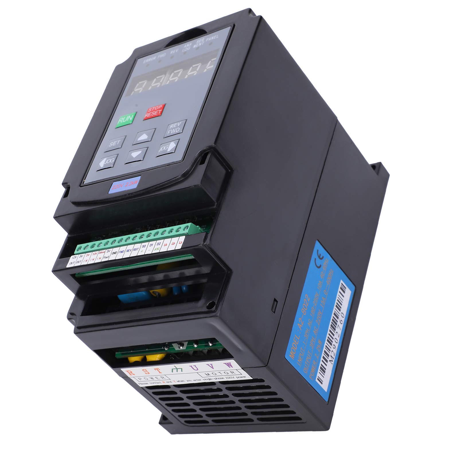 A2-8022 Inverter a frequenza automazione industriale convertitore di frequenza Attrezzature per sistemi di trasporto merci Motori variabile da 2 2 kW Ingresso monofase/trifase AC180-250V Uscita