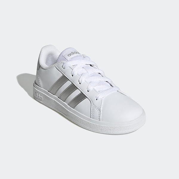 Adidas Unisex Child Grand Court Lifestyle Tennis Lace-Up Shoes - 5
