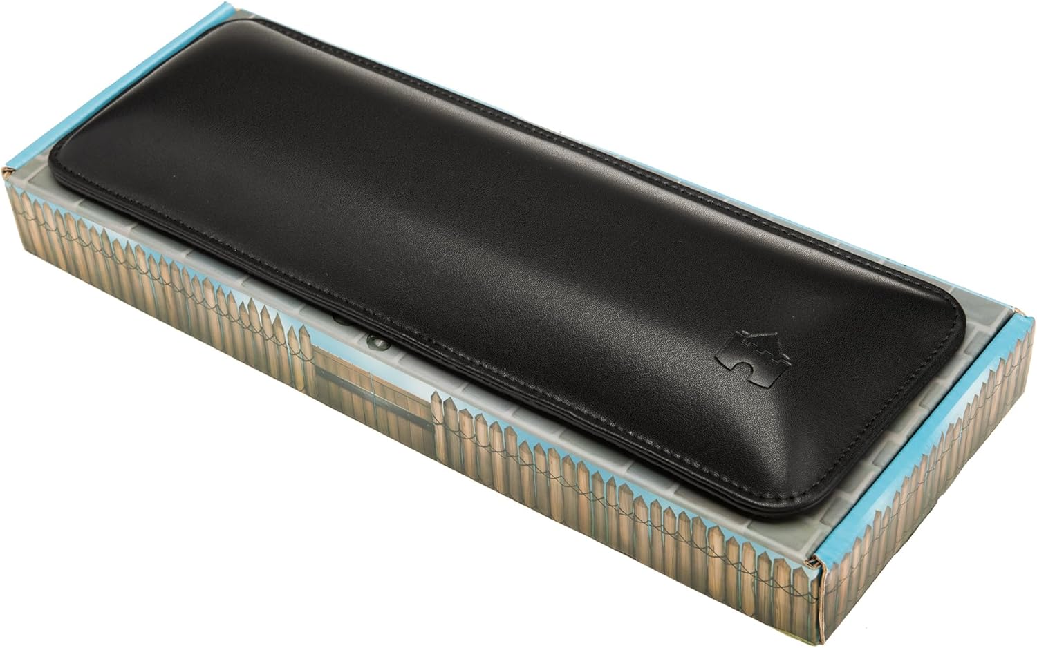 Bailey Compact by Castle - Wrist Rest for Keyboards with Around 61 Keys - Leather Ergonomic Computer Extra Firm Keyboard Wrist Support for Typists, Gaming, Heavy Office Use (Nightfall, Compact Size)