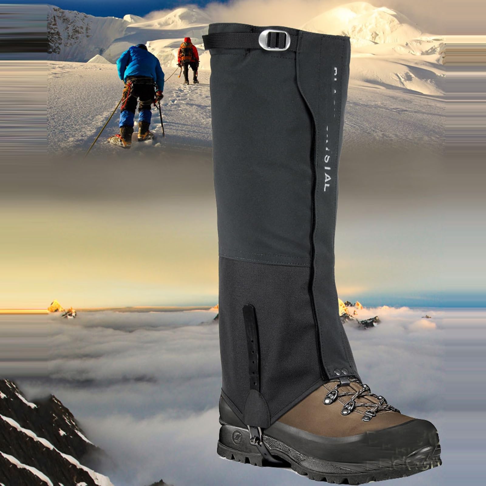 Polainas For Piernas, Polainas For Botas Ajustables Y Livianas, Senderismo Al Aire Libre, Caminata, Escalada, Caza, Polainas For Nieve, Polainas Ajustadas For Botas De Senderismo, For Escalar(S)