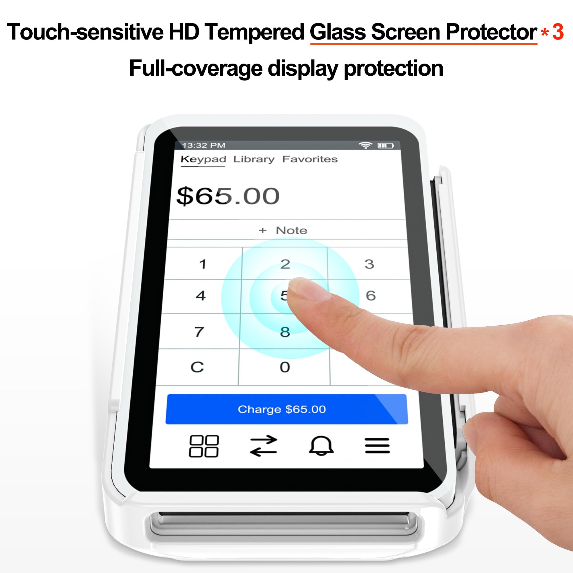 Amazon.com: 2PC Square Terminal Screen Protector and Protective