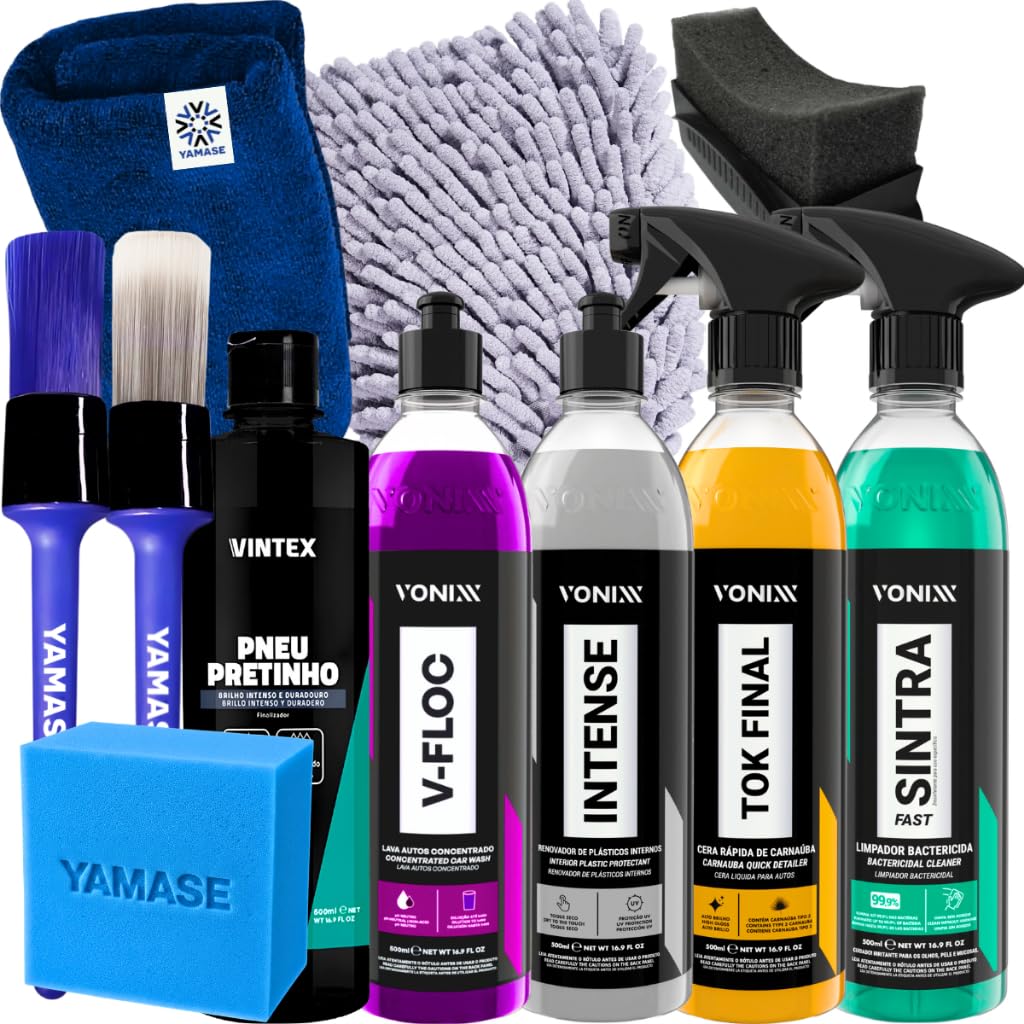 Kit Completo para Estética Automotiva Vonixx | V-FLOC SINTRA FAST