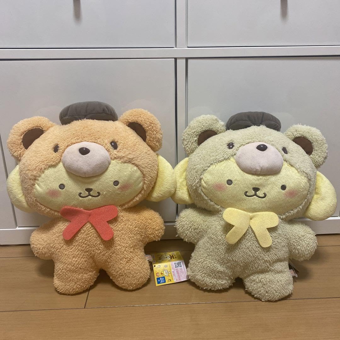 Amazon.co.jp: ポムポムプリン ラテクマBIGぬいぐるみ 全2種