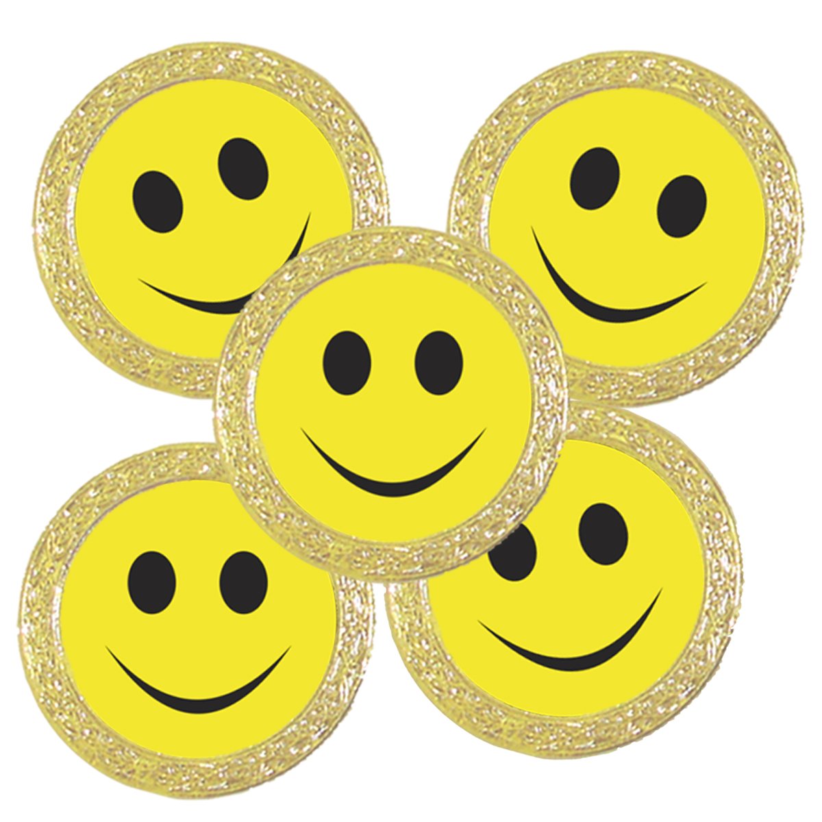 Best Impressions Personalised Golf Ball Markers (Smiley Face)