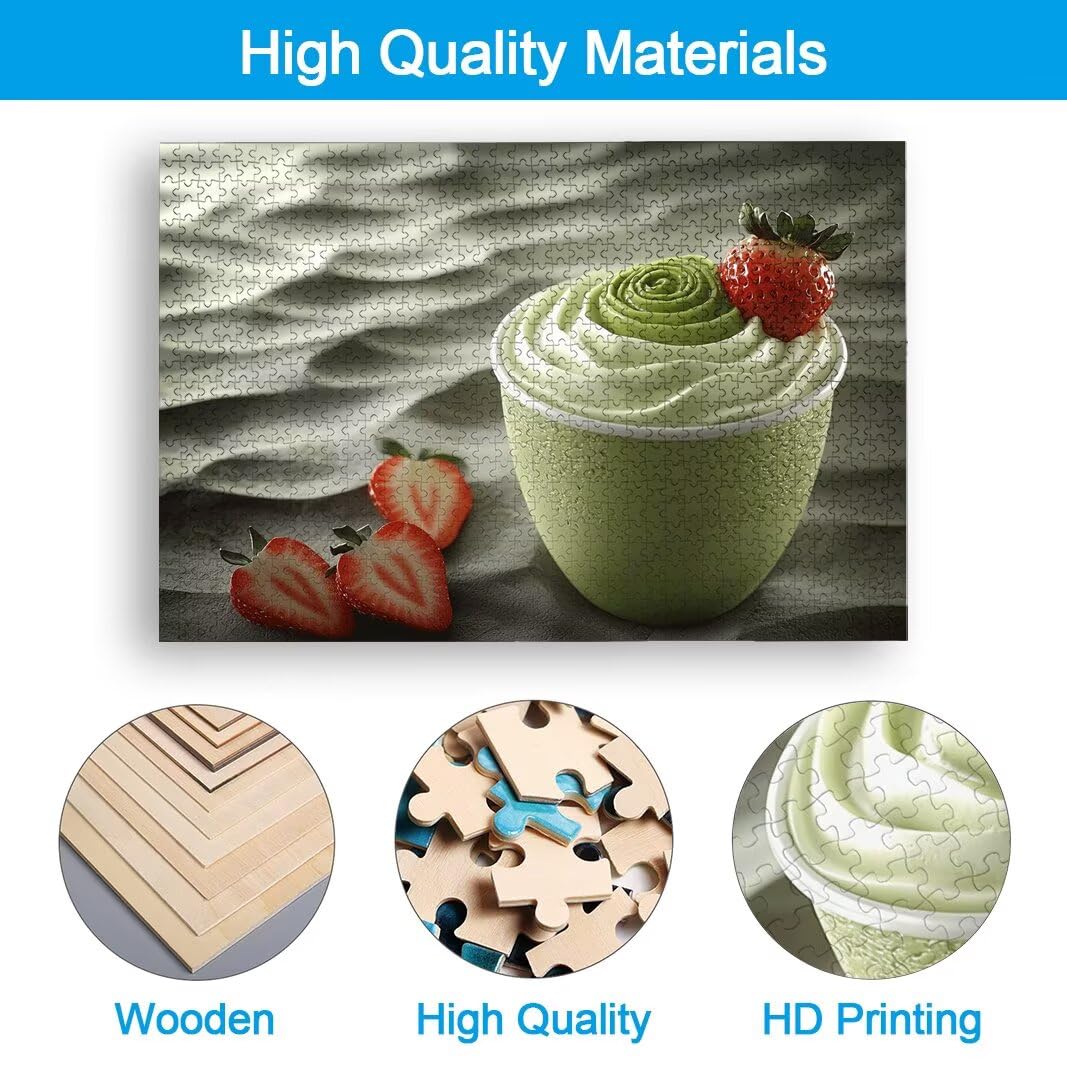 Puzzle 2000 Piezas, Puzzle Helado de Madera para Adultos, Regalos -2492