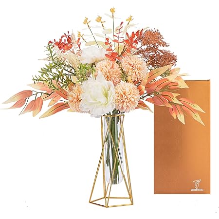 Amazon 造花 枯れない花 インテリア 結婚式 誕生日 母の日 記念日 先生の日 バレンタインデー 昇進 転居など最適としてのプレゼント 装飾 Diyの家の装飾 このセクションには無料の花瓶が含まれています 絶妙なギフトボックス 造花 オンライン通販