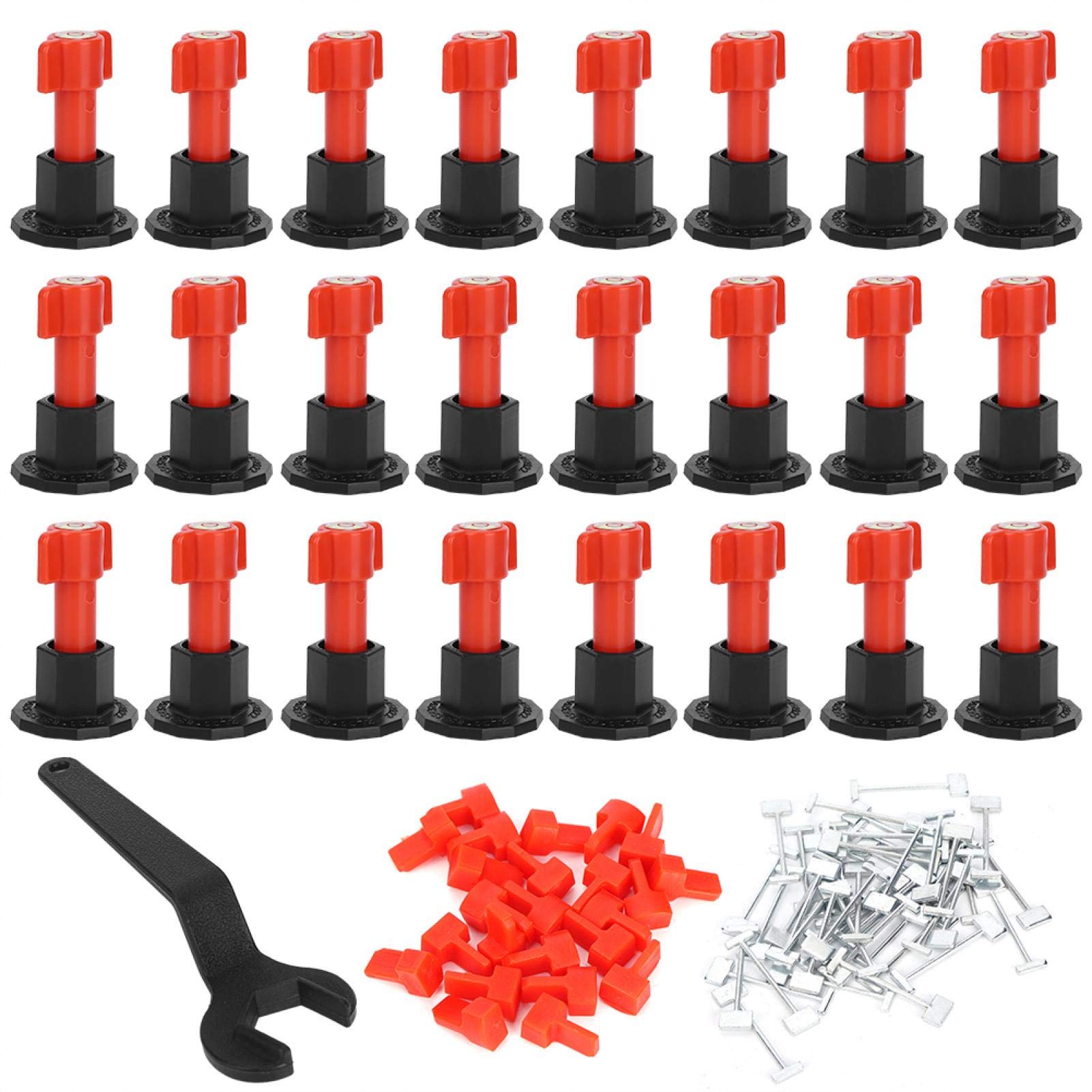 Strumento di livellamento per Piastrelle, Kit di Sistema di livellamento per Piastrelle in Ceramica Strumenti di Posizionamento livellatore per Piastrelle a Pavimento Forniture per l'edilizia