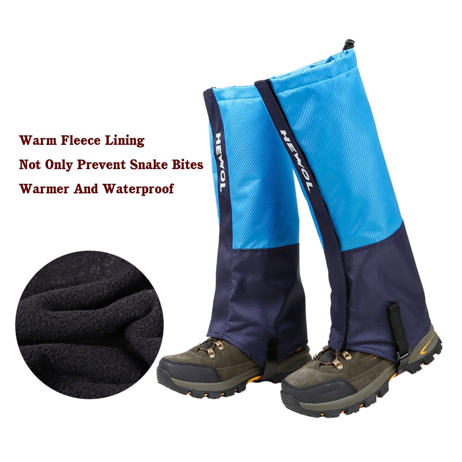 Beingamaschen, Atmungsaktive Schlangengamaschen, Verstellbare Knöchelgamaschen, Karierter Stoff, Geeignet for Outdoor-Sport Und Arbeit Im Freien (2 Farben Erhältlich)