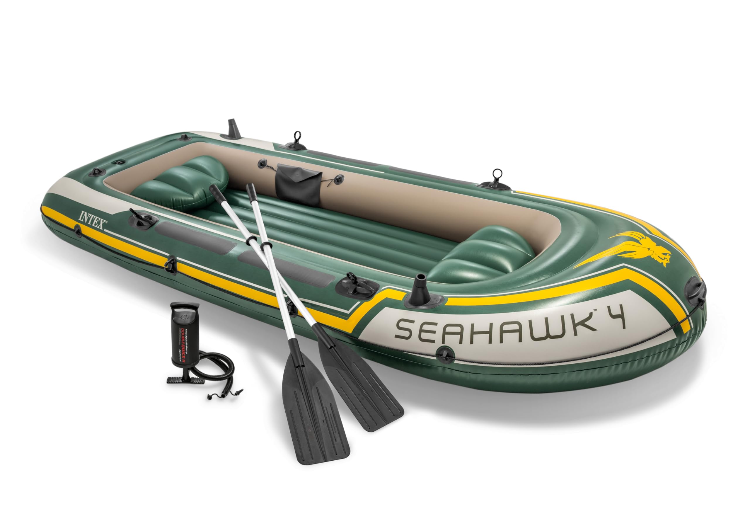 INTEX 68347EP Seahawk 2 Inflatable Boat Set Capacity
