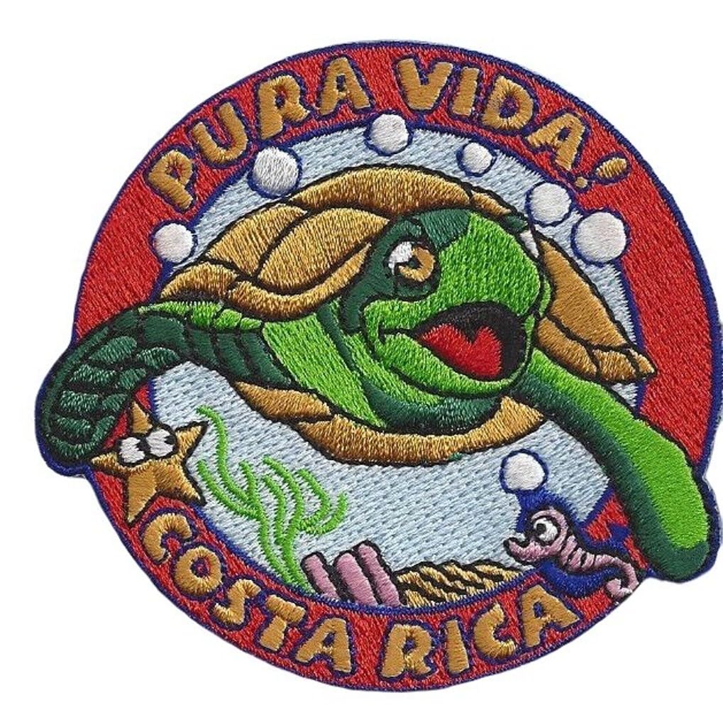 Generic Pura Vida Costa Rica Patch Inch Iron On Desertcart