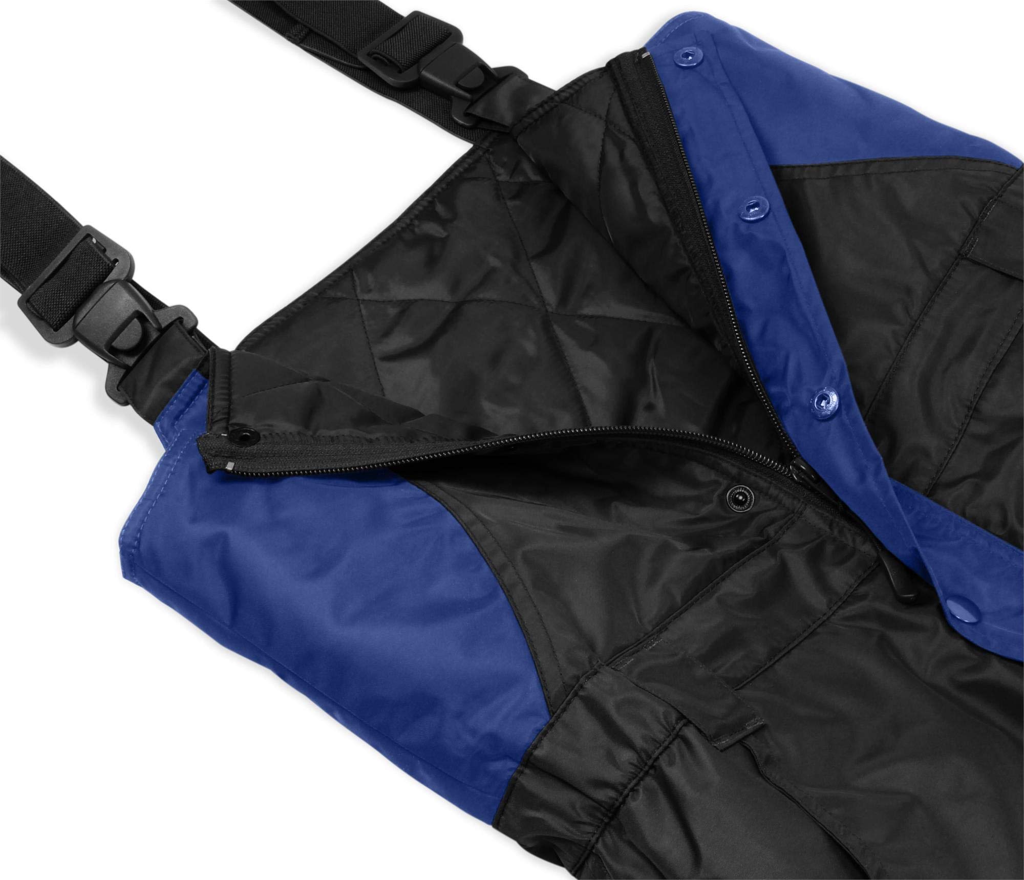 normani Winter Thermohose Regenhose mit Hosenträgern rundum Wetterschutz Dank hochgeschnittener Taille