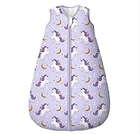 Vista 24 de Yoofoss Saco para dormir para bebé de 0 a 6 meses, TOG de 0.5, manta que se lleva puesta, cremallera bidireccional, tela de algodón 100 %, para niño