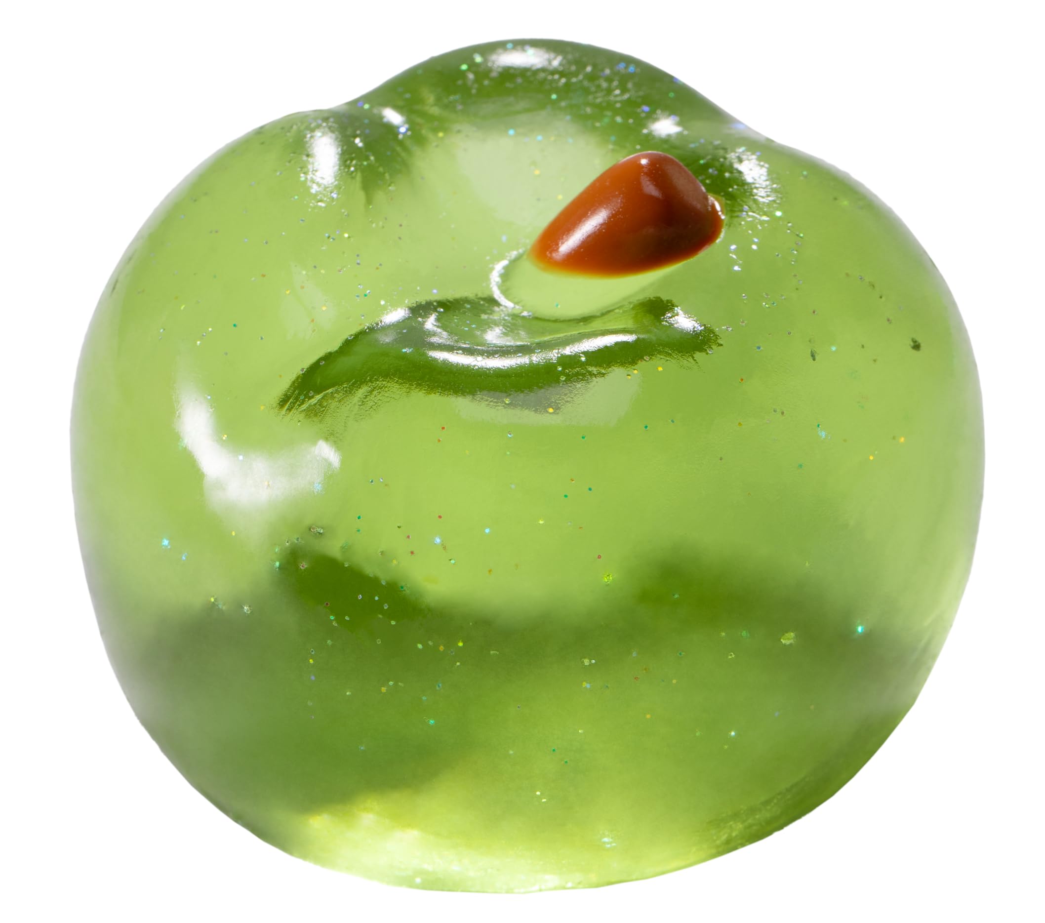 Photo 1 of *MAJOR DAMAGE*
QCROAD SQUISHY Handmade Silicon Taba Clear Apple Squishy Clear Apple?Safe & Non-Toxic Sticky Mochi Squishy Fidget Stress-Relief Squeeze Toys for Kids & Adults Relaxation & Sensory Play