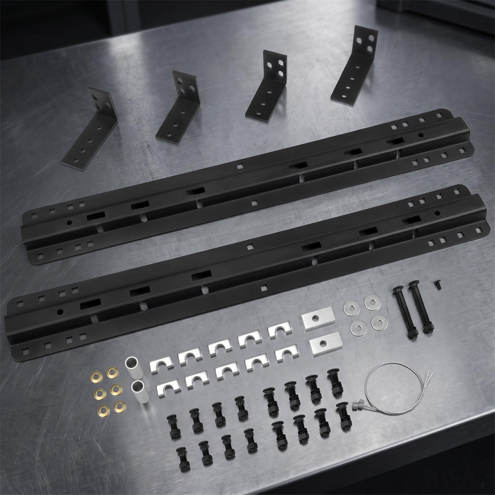 Amagogo Kit Instalación Enganche Listo para Instalar, Herraje, Camionetas, Talleres Mecánicos