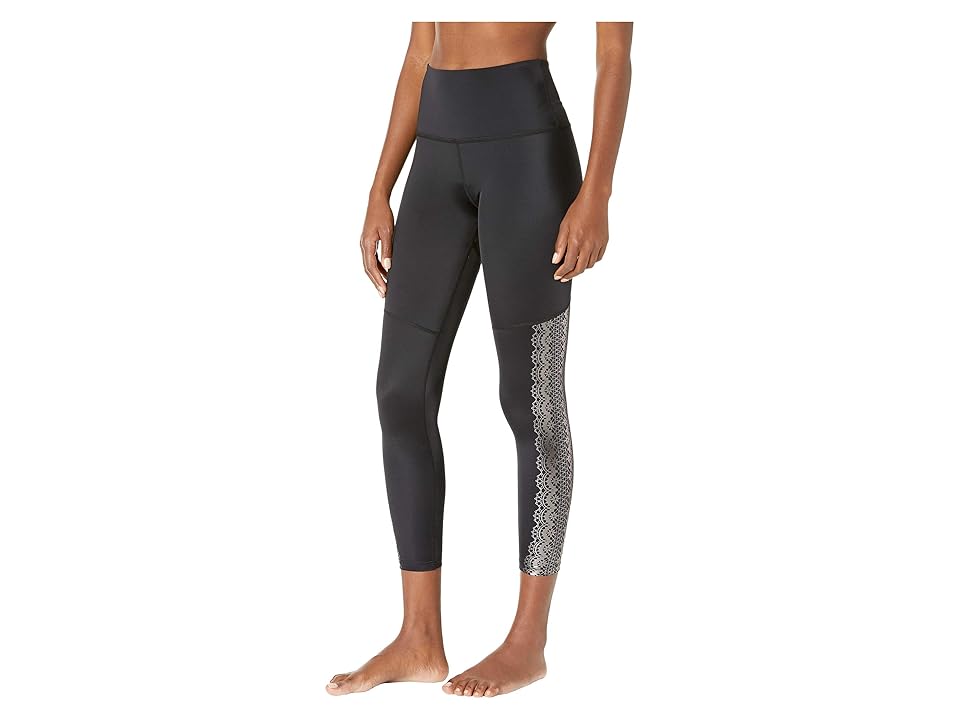 

Beyond Yoga Down The Line High-Waisted Midi Leggings (Black) Women's Casual Pants