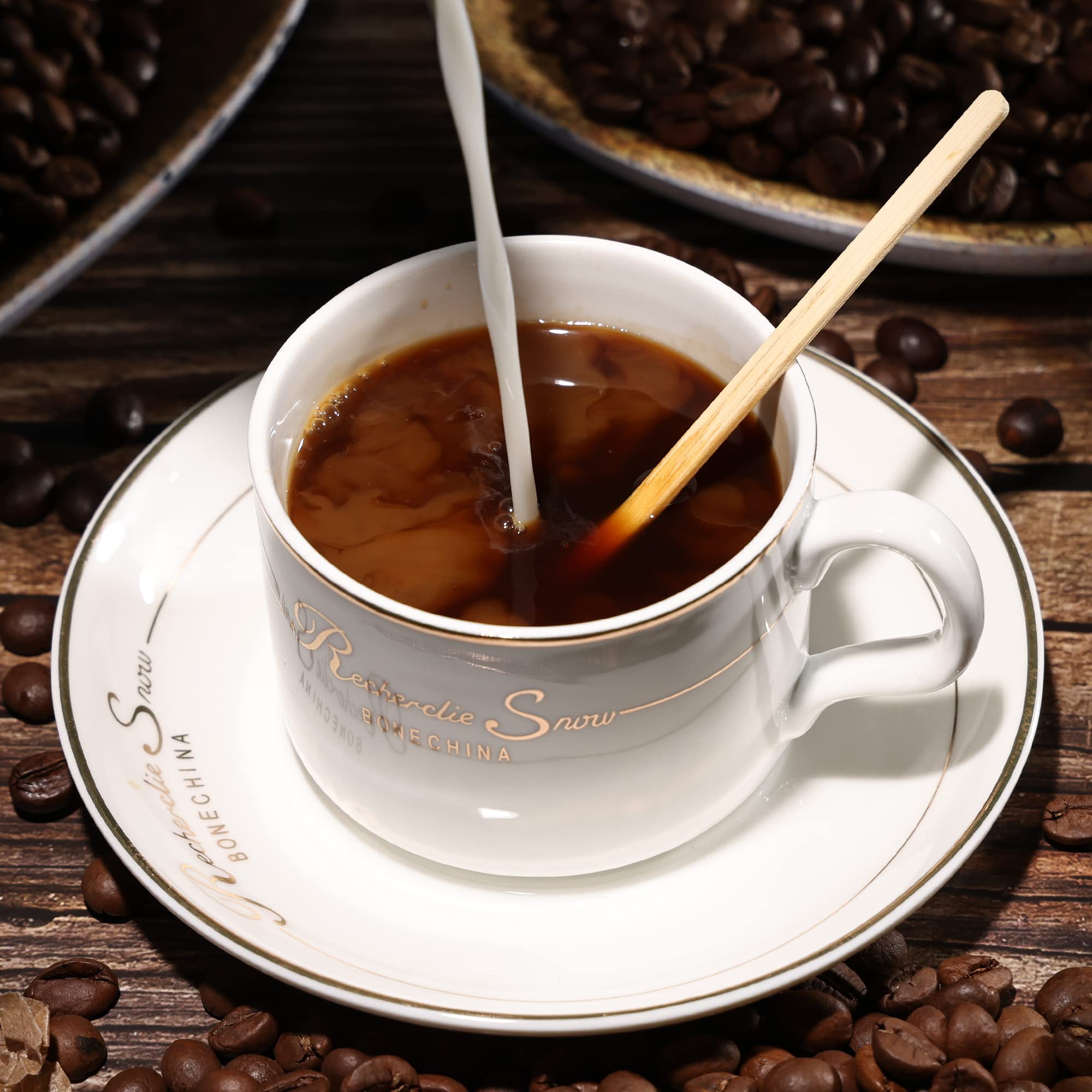 Bamboo Coffee Stirrers - 500 Pack -6