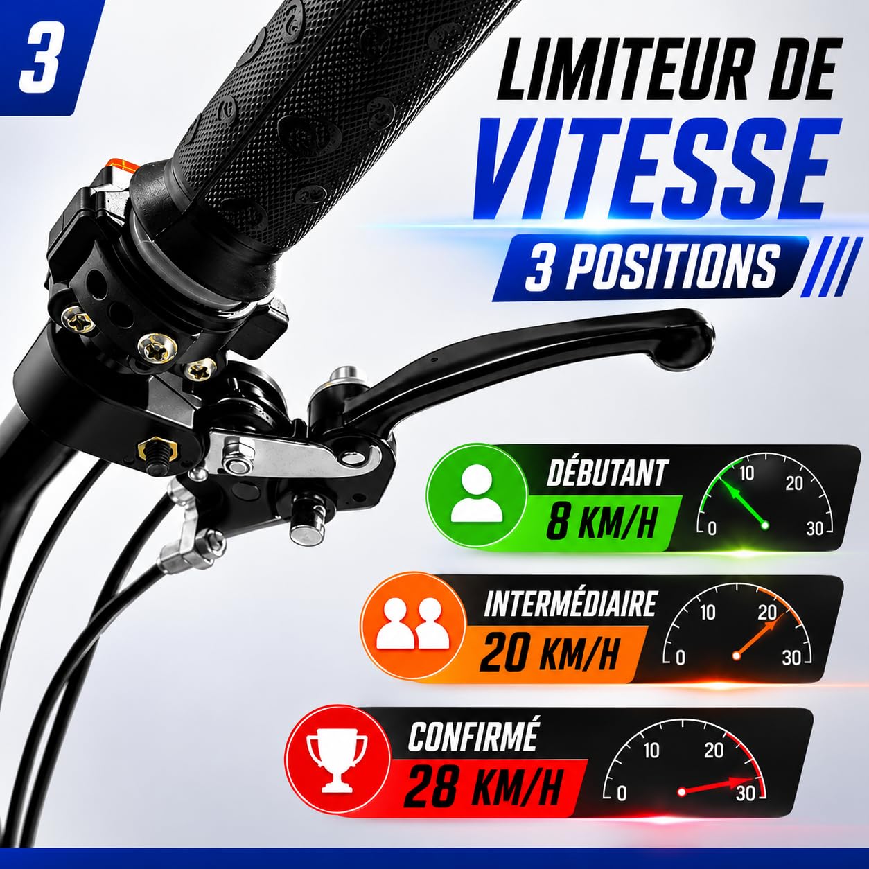Mini Cross Enfant 49cc Orion RX49 – Pocket Bike Thermique 2 Temps, Démarrage Facile, Freins à Disque, Limiteur Vitesse 3 Pos., Amortisseur Hydraulique – Vert