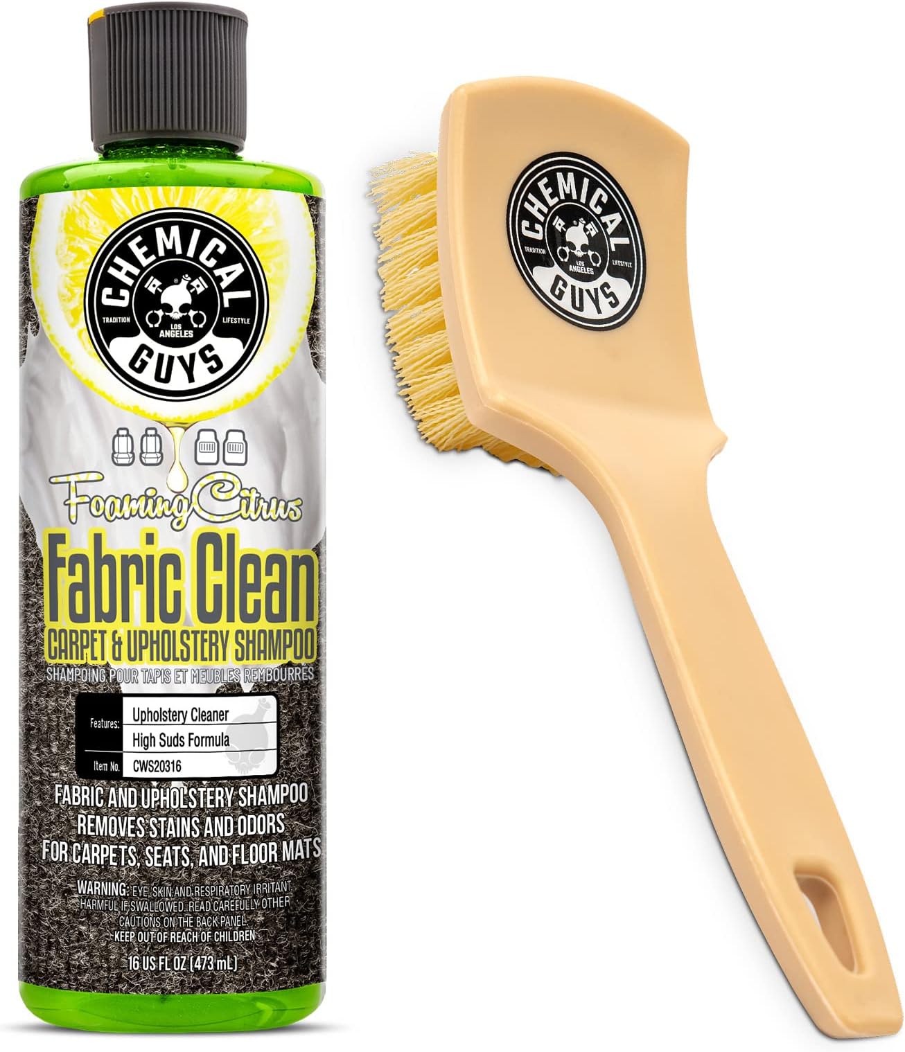 Chemical Guys CWS20316 Foaming Citrus Fabric Clean Carpet