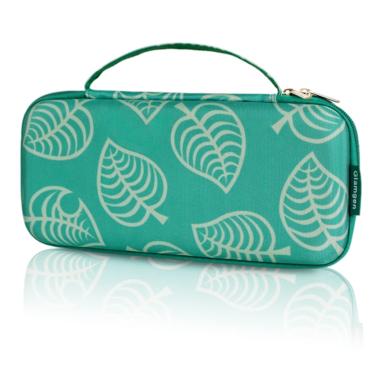 Carrying Case Compatible with Switch Lite, Protective Portable Hard Shell Storage for Leaf Crossing Lites Console,Travel Bag with 8 Game Card Slots for Switch Games & Accessories Christmas Gifts