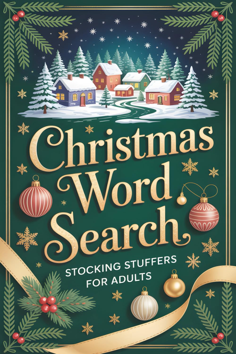 Stocking Stuffers for Adults: Word Search Books: Puzzles for Adults: Christmas Activities