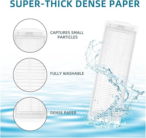 Miniatura 6 de INF Paquete de 4 filtros para aspiradora Xiaomi Robot 2SMop PMop ProXMSTJQR2SSTYTJ02YM, 4 filtros HEPA, 1 cepillo de limpieza