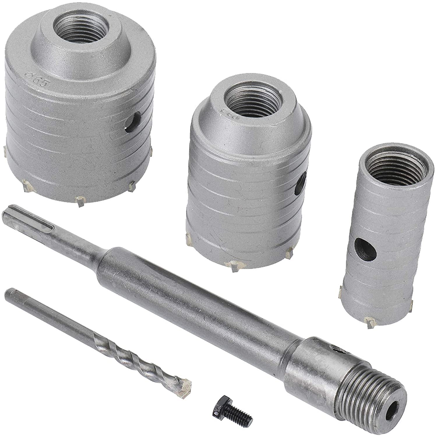 DUMDAAR 30mm 50mm 65mm SDS Plus Shank Concrete Hole Saw set Cutter with 300mm rod cement Stone Wall Punch Reamer Air Conditioner Punch Hollow Drill Bit () (B0B5PM99ZF) Amazon Price History, Amazon Price Tracker