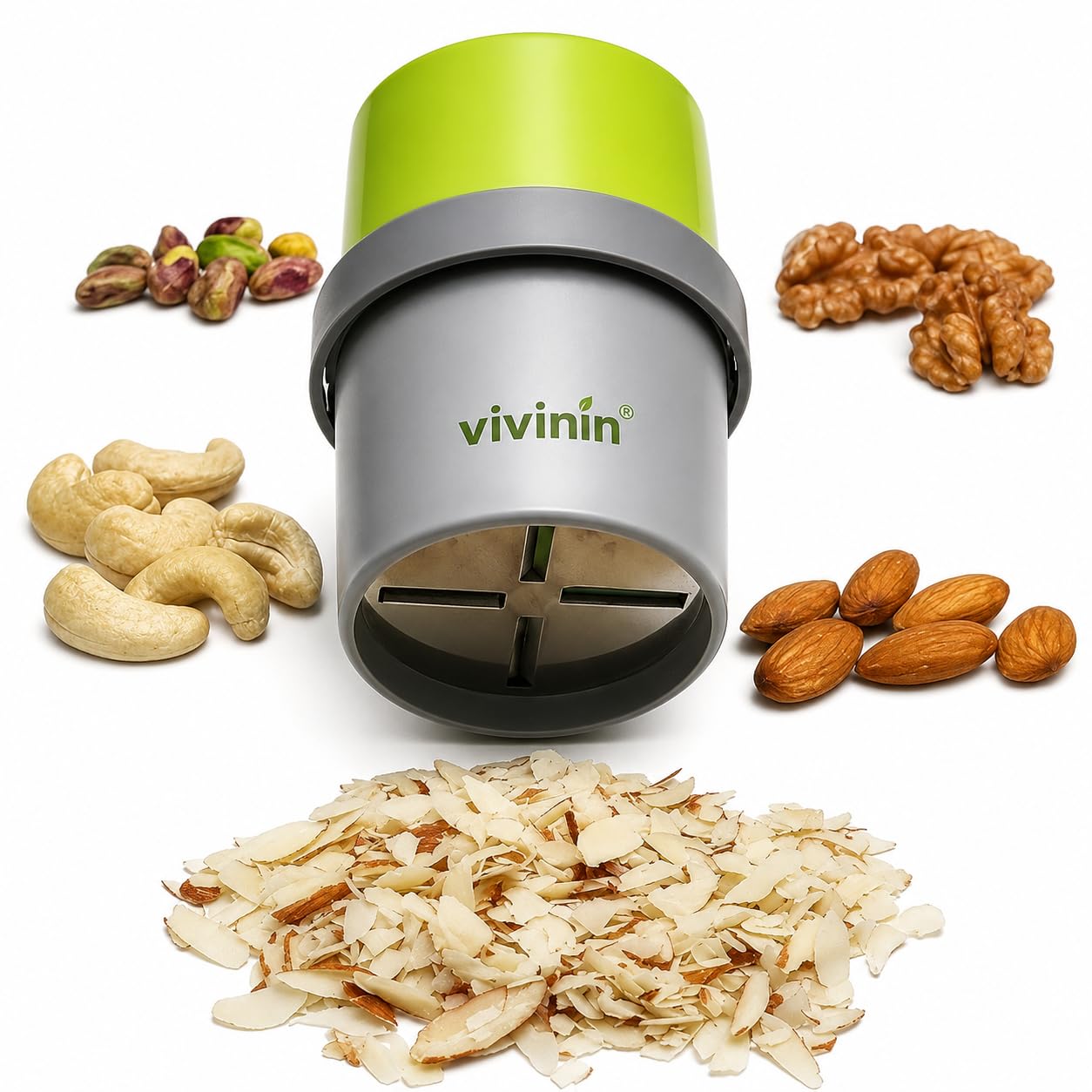 Dry Fruit and Nut Cutter Slicer, fine Cup Slicer Kitchen Gadget for Dry Fruit Chopper, Badam kaaju Walnut Pista Cutter Chopper Machine Hand Nuts Chopper for Kitchen Items vivinin-image-33