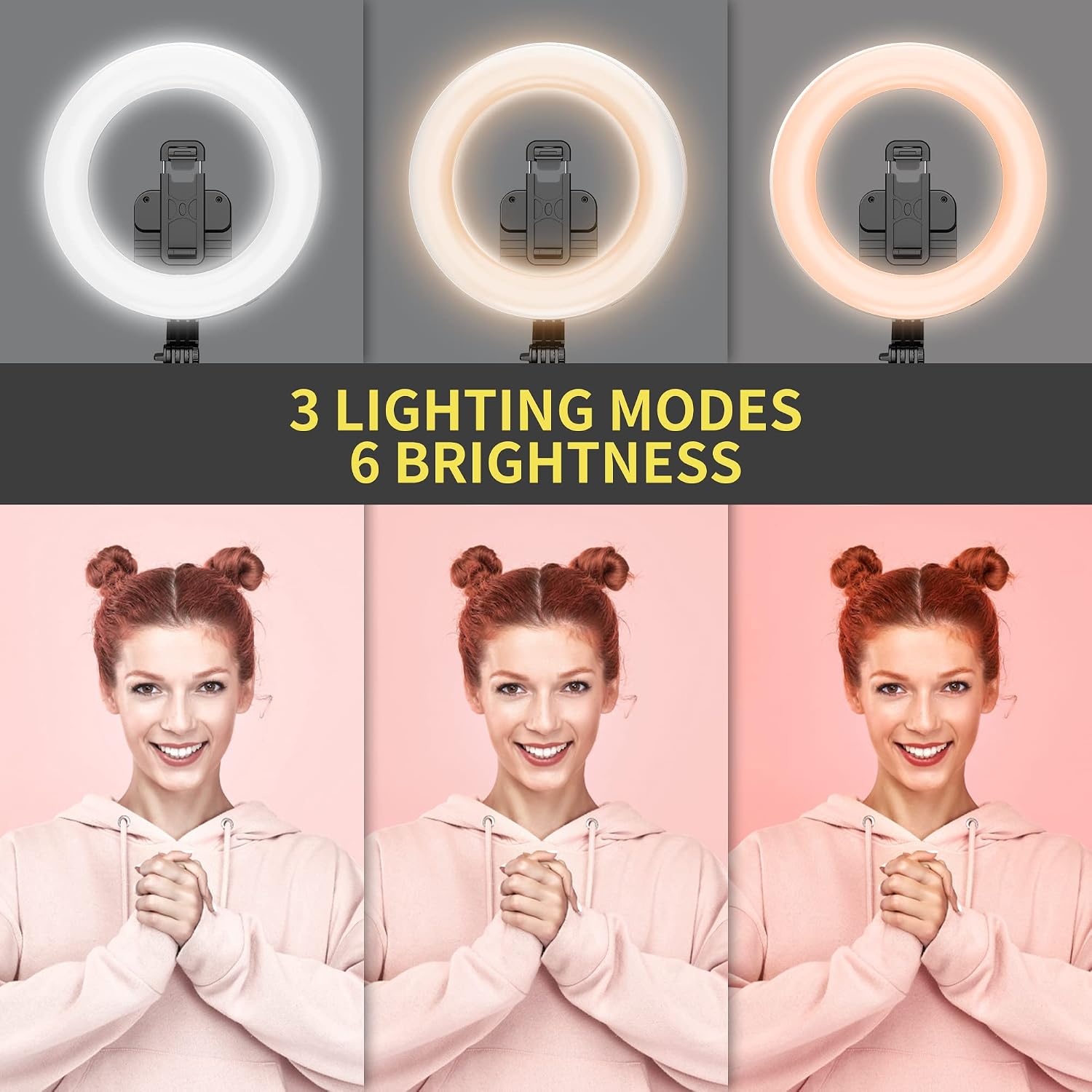 Discount 70% Selfie Ring Light with Tripod Stand & Phone Holder Battery, Rechargeable versionLED Dimmable Ringlight for Live Stream/Makeup/YouTube Video/Photography, Compatible with iOS/Android Popular Selfie Ring Light with Tripod Stand & Phone Holder Battery, Rechargeable versionLED Dimmable Ringlight for Live Stream/Makeup/YouTube Video/Photography, Compatible with iOS/Android