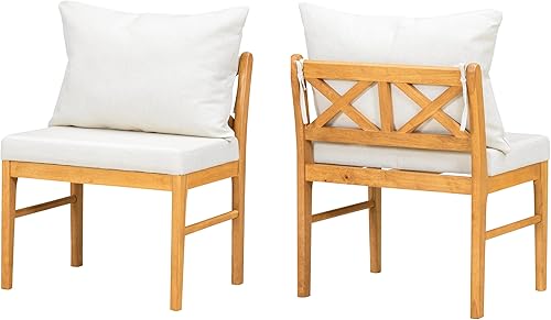 Miniatura 2 de Farmhouse Modern Dining Chairs Set of 2, Table & Chair Sets, Desk Chair with Handwoven Rattan Backrest and Solid Wood Legs for Dining Room and