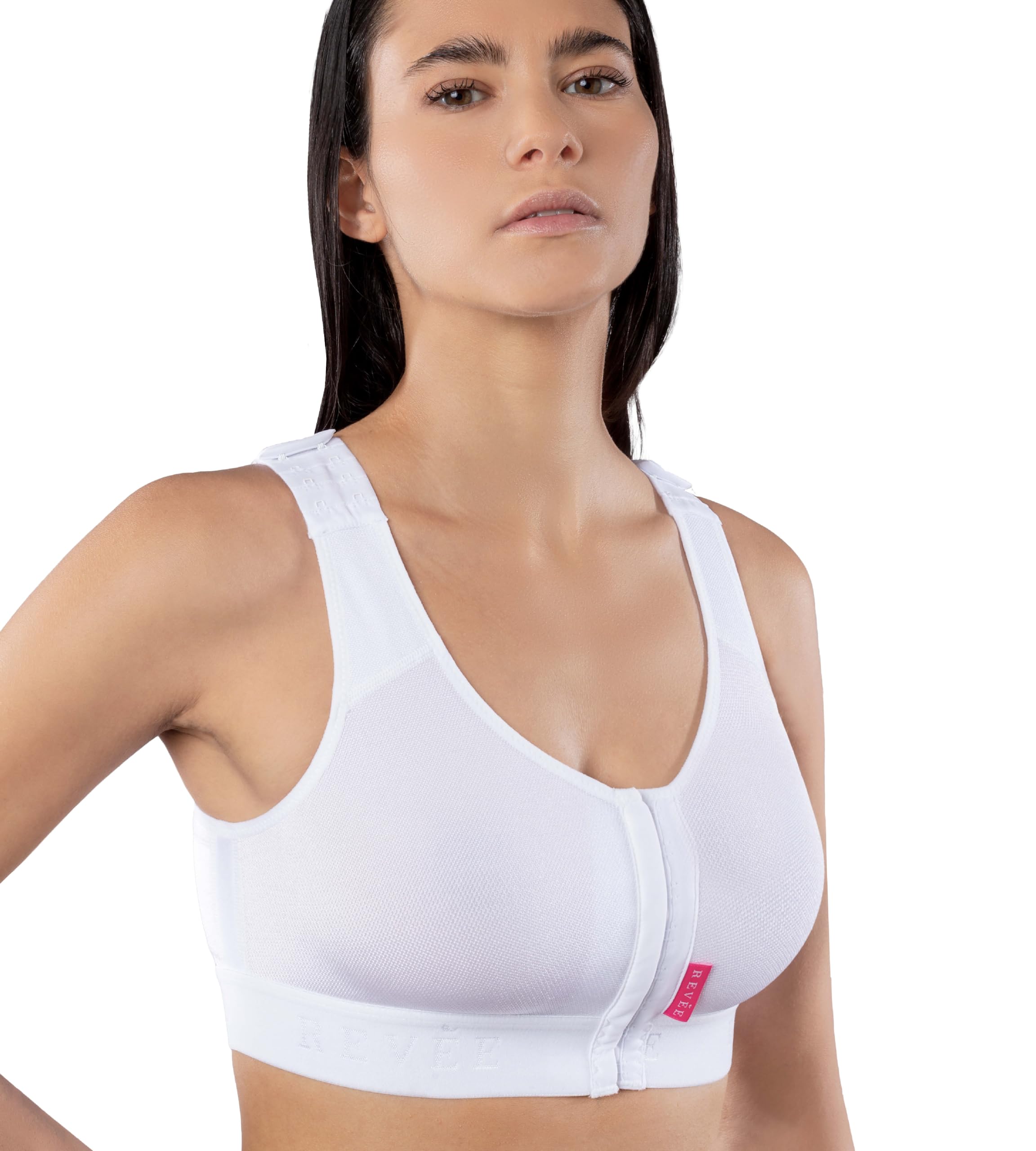 REVÉE Reggiseno Post-​Operatorio - Reggiseno Donna per Mastoplastica Additiva, Riduttiva, Sostituzione Protesi, Mastopessi, Oncoplastica, Quadrantectomia -​Reggiseno Gravidanza - Bra Julie